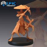Mushroom Folk Warrior - The Printable Dragon